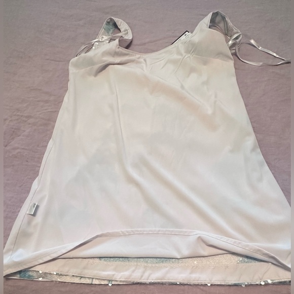 NWT Gianni Bini x DANNIJO Twiggy Size 4 Sequin Palm Tree Mini Tank Shift Dress - Picture 5 of 6